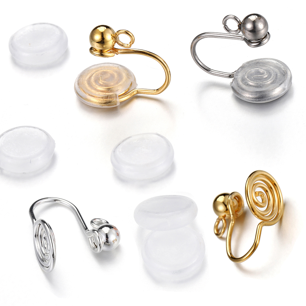 Coil Building Kit - Clips d'oreille en acier inoxydable, 10