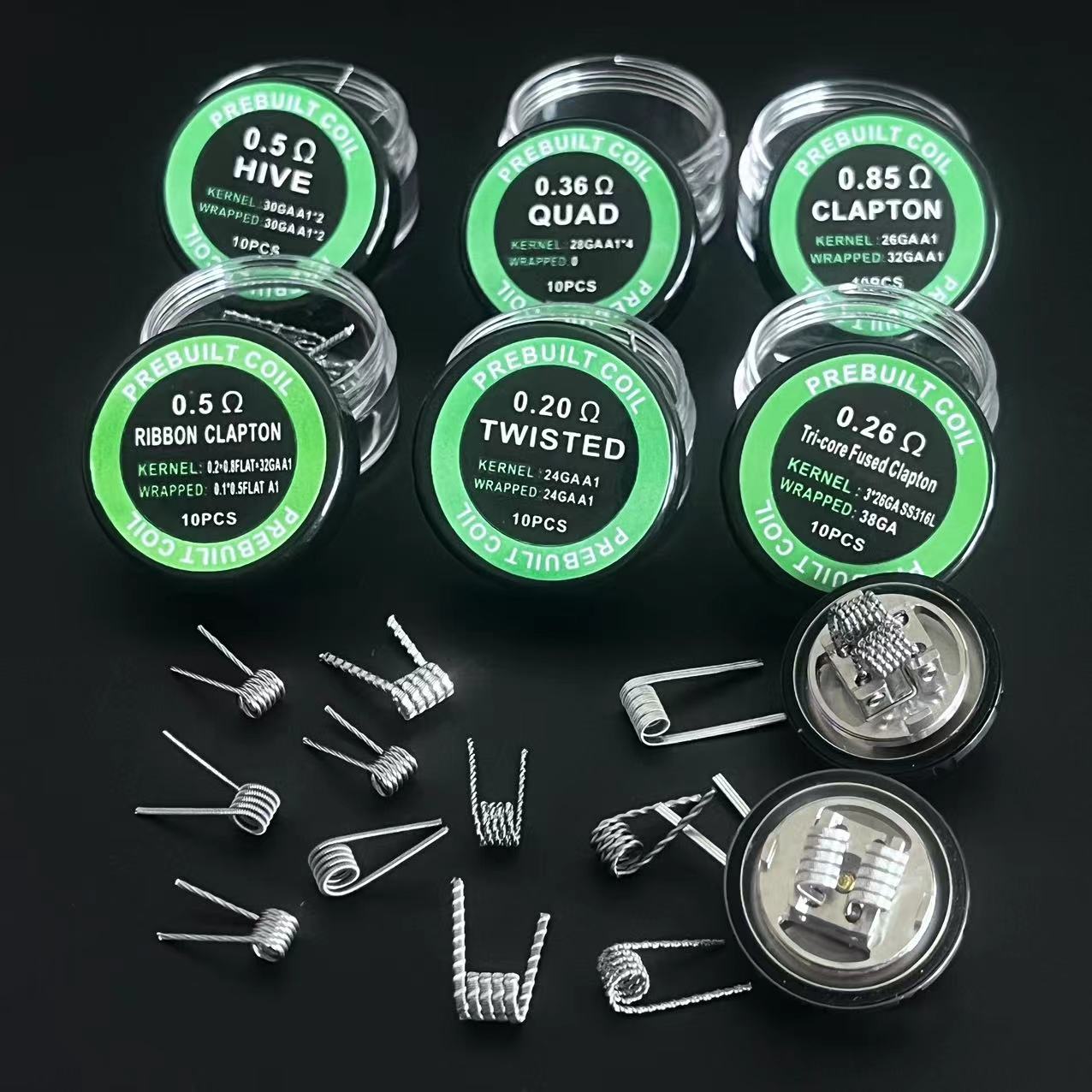 Coil Building Kit - Bobine Clapton fondue DL RDL A1/SS316L