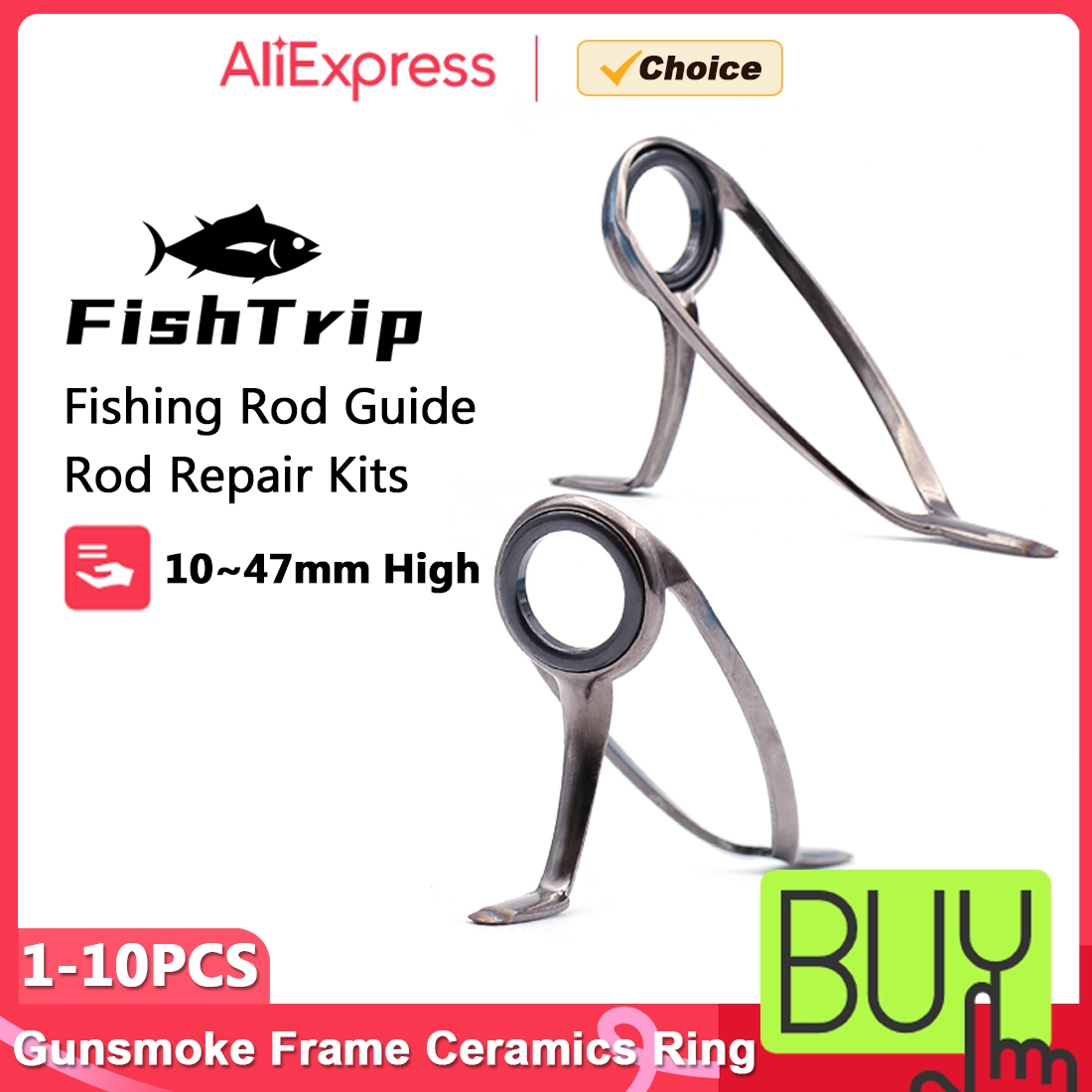 Mesh Coil Strip - FishTrip-Kit de réparation de guides de